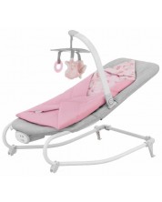 Sezlong pentru bebeluși KinderKraft - Felio 2, roz -1