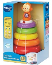 Jucarie pentru bebelusi Vtech - Inele colorate de stivuit