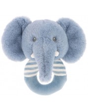 Zrănitoare Keel Toys Keeleco - Elefant, inel, 14 cm