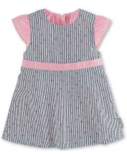 Rochie pentru bebeluși cu protecție UV30+ Sterntaler - Dungat, 62 cm, 4-5 luni -1