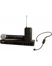 Sitem wireless combo cu microfon Shure - BLX1288E/P31, negru	 -1