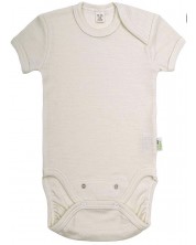 Body pentru copii din lână merinos Bio Baby - 68 cm, 4-6 luni