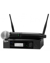 Sistem de microfon wireless Shure - GLXD24R+/SM58, negru -1