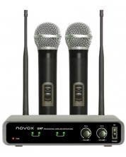 Sistem de microfon wireless Novox - Free H2, negru/gri -1