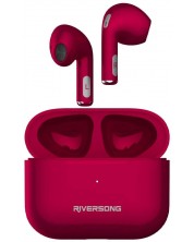 Căști wireless Riversong - Air Mini Pro, TWS, roșu -1