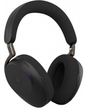 Căști wireless Jabra – Evolve3 75, ANC, MS, Link 390c, gri - imagine 1