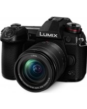 Aparat foto fără oglindă Panasonic - Lumix G9, G Vario 12-60mm, Black -1