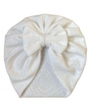 Pălărie turban pentru copii Kayra Baby - Alb