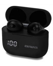Căști wireless AIWA - ETWS-150BK, TWS, negre