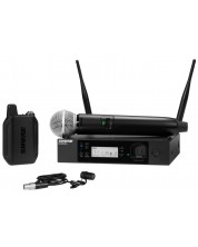 Sistem de microfon wireless Shure - GLXD124R+/85/SM58, negru -1