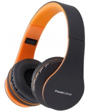 Casti wireless PowerLocus - P1, portocalii