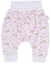 Pantaloni pentru bebeluşi Bio Baby - 92 cm, 18-24 luni, roz -1