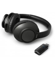 Căști wireless cu microfon Philips - TAH6206BK/00, negre -1