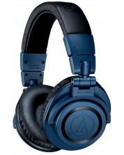 Căști wireless Audio-Technica - ATH-M50xBT2DS, neagră/albastră