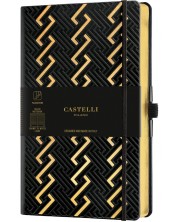 Carnețel Castelli Copper & Gold - Roman Gold, 9 x 14 cm, linii -1