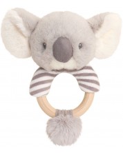Zornaitoare pentru bebelusi Keel Toys Keeleco - Koala, inel, 14 cm -1