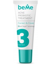 beMe Corrector pentru tratamentul topic al acneei Correct & Cover, 15 ml