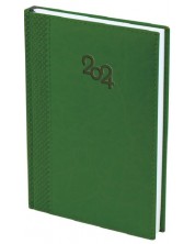 Spree Notebook - Cu copertă termică, 168 de foi, verde, 2024