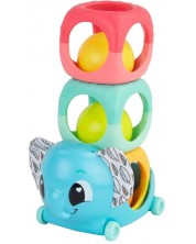 Jucărie pentru copii Lamaze - Elefant cu blocuri de stivuire -1