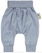 Pantaloni pentru bebeluşi Bio Baby - Bumbac organic, 86 cm, 12-18 luni, albastru -1