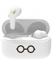 Căști pentru copii OTL Technologies - Harry Potter Glasses, TWS, albe -1