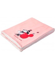 Pătură pentru bebeluși Babycalin - Disney Baby, Minnie, 75 x 100 cm -1