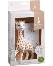 Jucarie pentru bebelusi Sophie la Girafe - Sophie, 18 cm., cu punga pentru depozitare -1