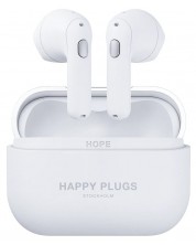 Căști wireless Happy Plugs - Hope, TWS, albe