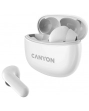 Căști wireless Canyon - TWS5, albe -1