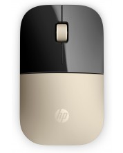 Mouse HP - Z3700, optic, wireless, auriu/negru -1