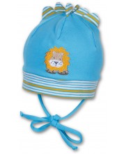 Pălărie pentru bebeluși cu protecție UV 50+ Sterntaler - Pui de leu, 35 cm, 1-2 luni, albastră -1