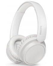 Căști wireless Philips - TAH5209WT/00, Bluetooth, albe -1