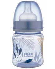 Biberon anticolic pentru copii Canpol babies Easy Start - Gold, 120 ml, albastru -1
