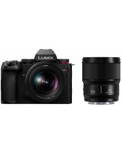 Aparat foto mirrorless Panasonic - Lumix S5 II + S 20-60mm + S 50mm
