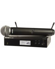 Sistem de microfoane fără fir Shure - BLX24RE/SM58-R12, negru