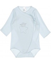 Body cu mânecă lungă pentru bebeluși Sofija - Oscar, 62 cm, albastru -1