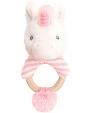 Zornaitoare pentru bebelusi Keel Toys Keeleco - Unicorn, inel, 14 cm