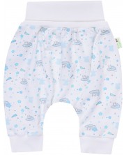 Pantaloni pentru bebeluşi Bio Baby - bumbac organic, 50 cm, 0-1 luni -1