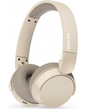 Căști wireless Philips - TAH3209BG/00, Bluetooth, bej -1