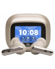 Căști wireless JBL - Live Beam 4, TWS, ANC, bej - imagine 1