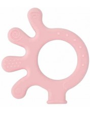 Jucărie de dentiție pentru bebeluși  BabyJem - Octupus, Pink -1