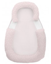 Poziționer pentru bebeluși KikkaBoo cu spumă cu memorie - Confetti, roz