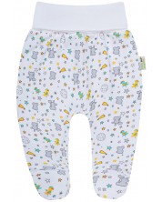 Pantaloni cu botoşei Bio Baby - 86 cm, 12-18 luni, multicolor