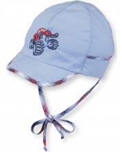Pălărie de vară pentru bebeluși cu protecție UV 50+ Sterntaler - 47 cm, 9-12 luni, albastră