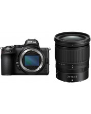 Aparat foto Mirrorless Nikon - Z5, Nikkor Z 24-70mm, f/4 S, negru