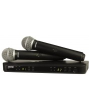 Sistem de microfon wireless Shure - BLX288E/B58-M17, negru -1