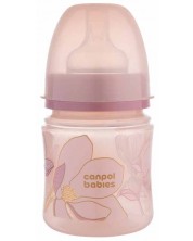 Biberon pentru copii Canpol babies - Easy Start, Gold, 120 ml, roz