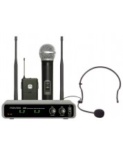 Sistem de microfon wireless Novox - Free HB2, negru -1