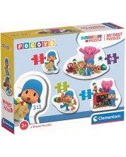 Clementoni Baby Puzzle 4 în 1 - My First Pocoyo Puzzles