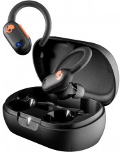 Căști wireless Skullcandy - Push Active, TWS, ANC, negre/portocalii -1